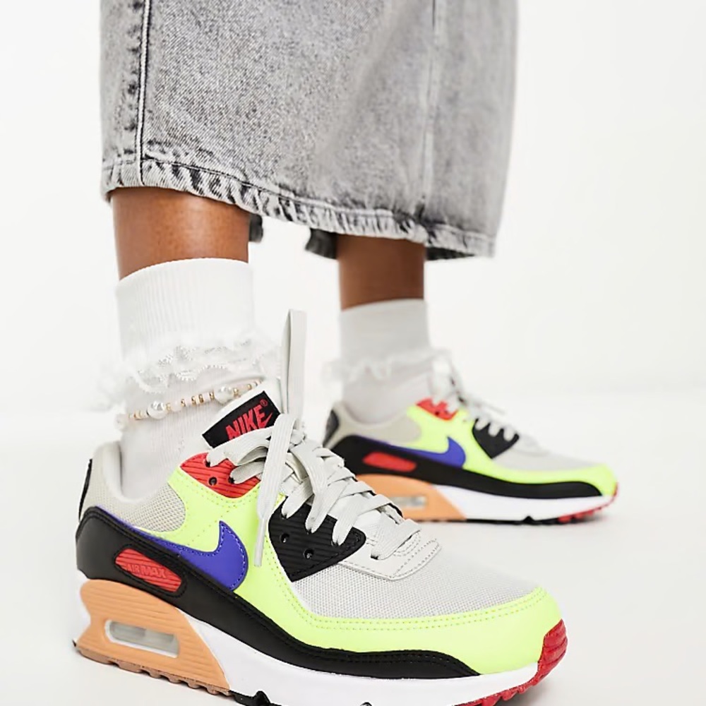 Nike Air Max 90 sneakers multicolor (size 8)